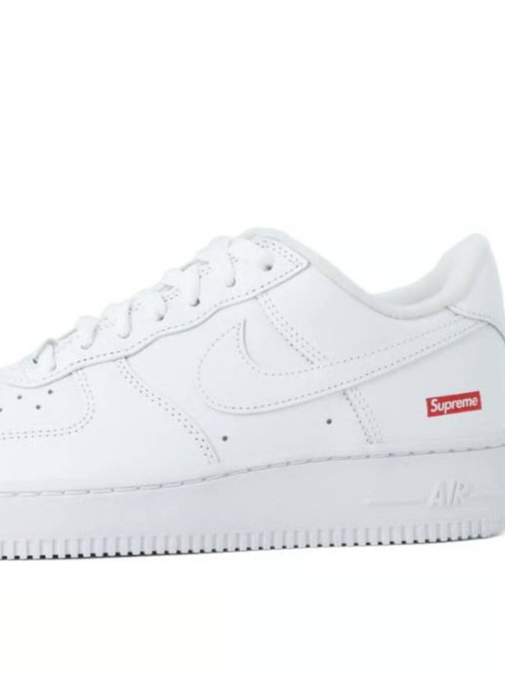 RARE Supreme x Nike Air Force 1 Low 'Box Logo - White' (CU9225-100) SIZE 8 MENS